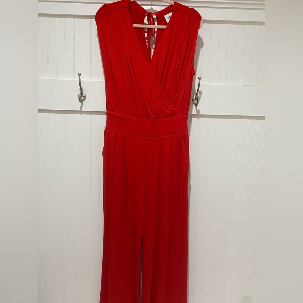 Cabi red jumpsuit